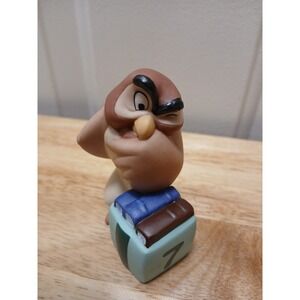 Pooh and Friends Birthday Figurine Age 7 Owl Block Number Seven New Walt Disney
